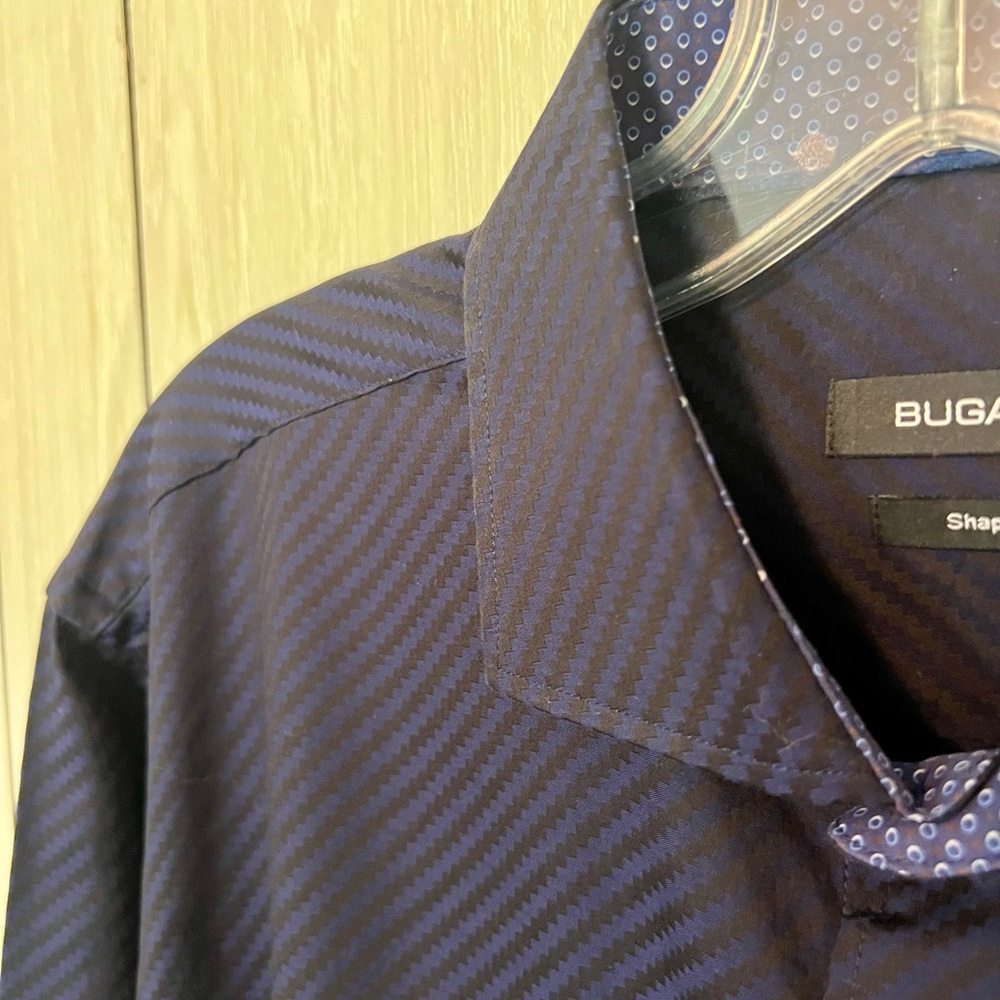Bugatchi Midnight Blue Dress Shirt - Picture 2 of 4